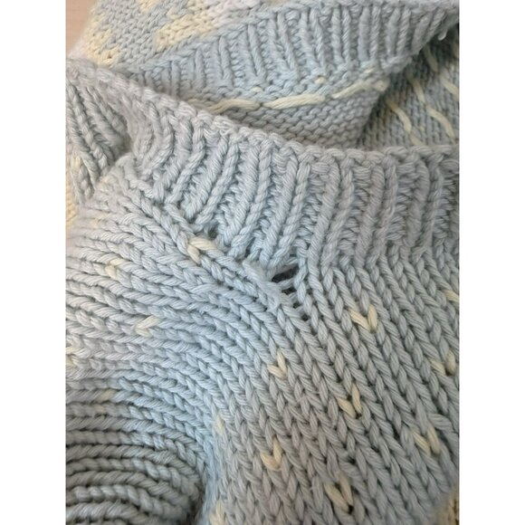 Vintage Jess Paris Cotton Sweater Sheep Cottage Core Pastel Knit Size M Peru - Picture 12 of 16